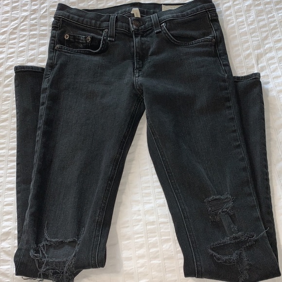 rag & bone Denim - RAG & BONE high rise skinny